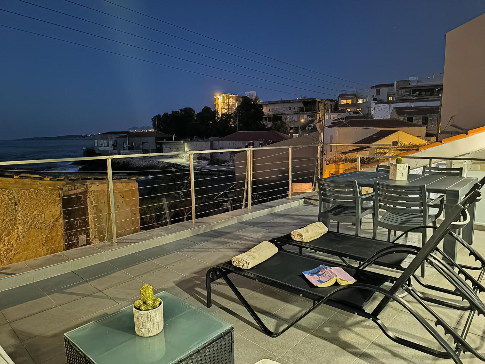 Charming Old Tannery House With Spacious Veranda And Stunning Sea View! Hanya Dış mekan fotoğraf