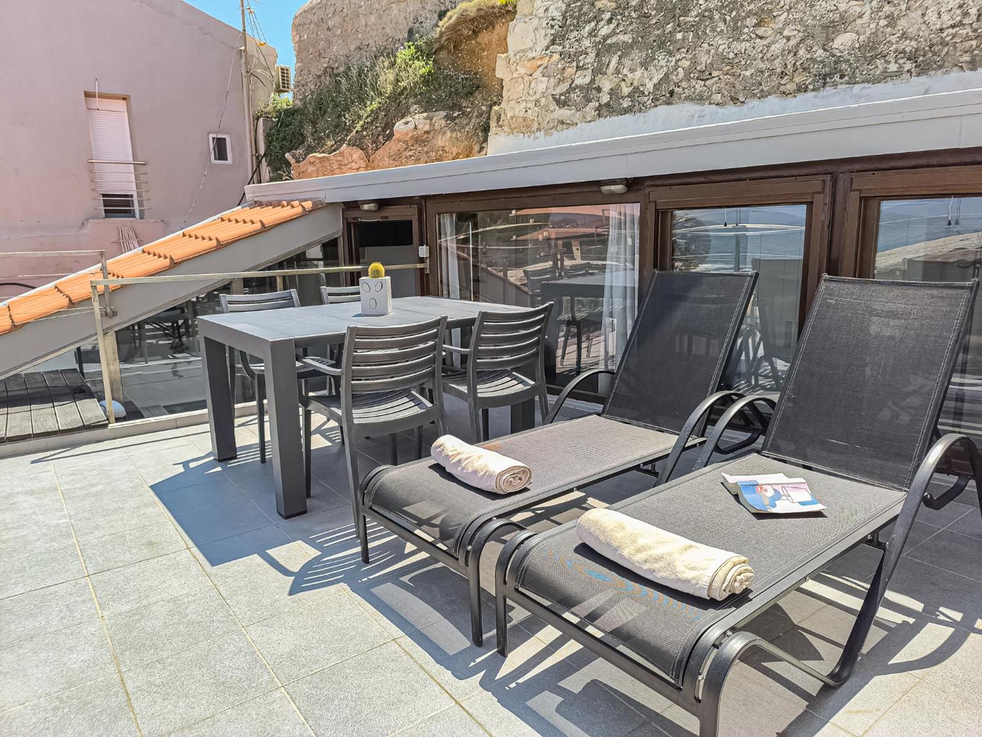 Charming Old Tannery House With Spacious Veranda And Stunning Sea View! Hanya Dış mekan fotoğraf